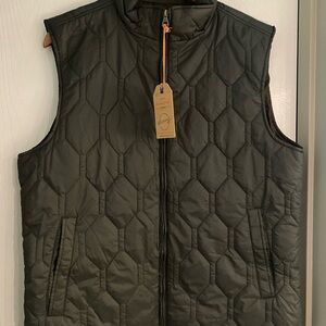 Weatherproof Vintage Quilted Vest - Olive (Large)